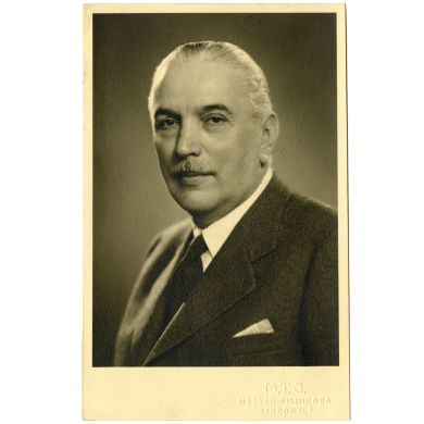 Tasnádi Nagy András igazságügyi miniszter portréja